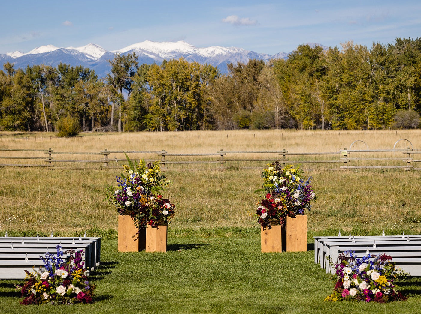 Pedestal Flowers